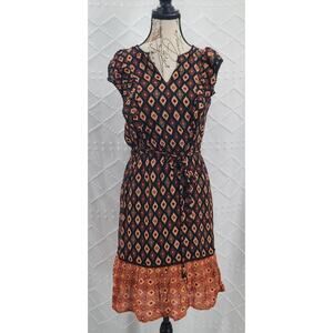 Dr2 geometrical cap sleeve dress Size XS Stitch Fix bohemian dainty feminine